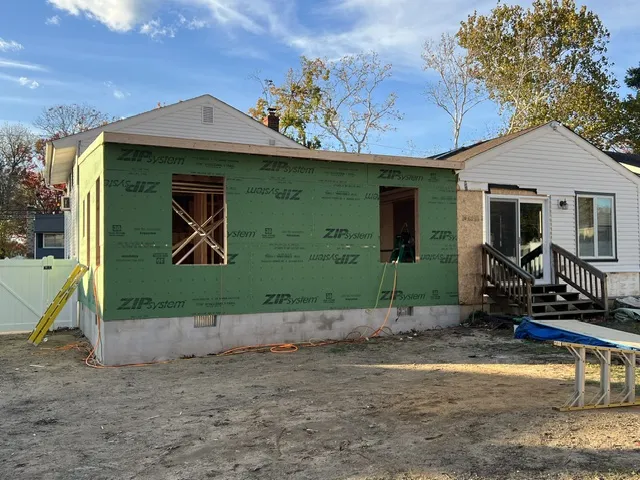 Weather barrier and exterior sheathing