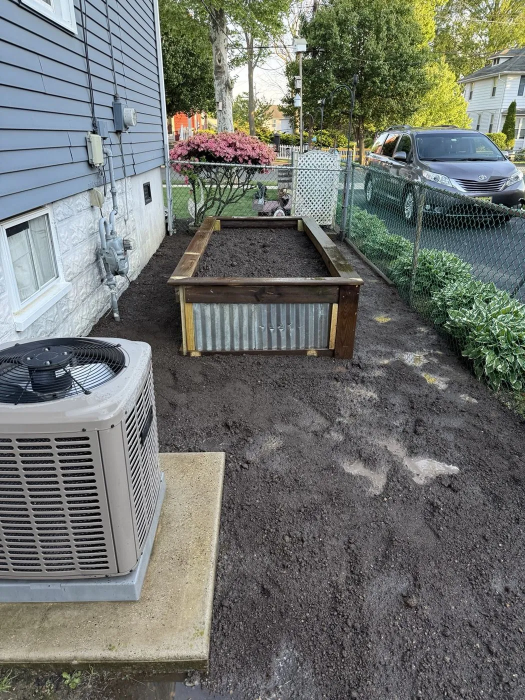 Custom raised garden project